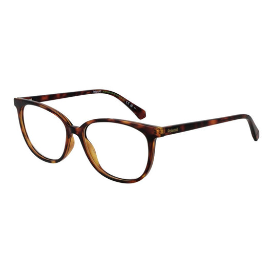 Polaroid Women’s Optical Frames – Brown Rectangle Full-Rim
