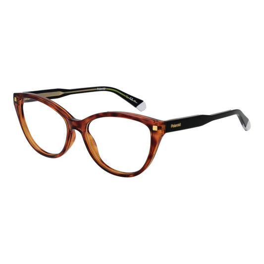 Polaroid Women’s Optical Frames – Brown Cat Eye Full-Rim