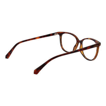 Polaroid Women’s Optical Frames – Brown Rectangle Full-Rim