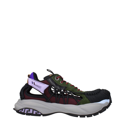 Versace Multicolor Leather Athletic Sneakers – A Bold Statement in Style