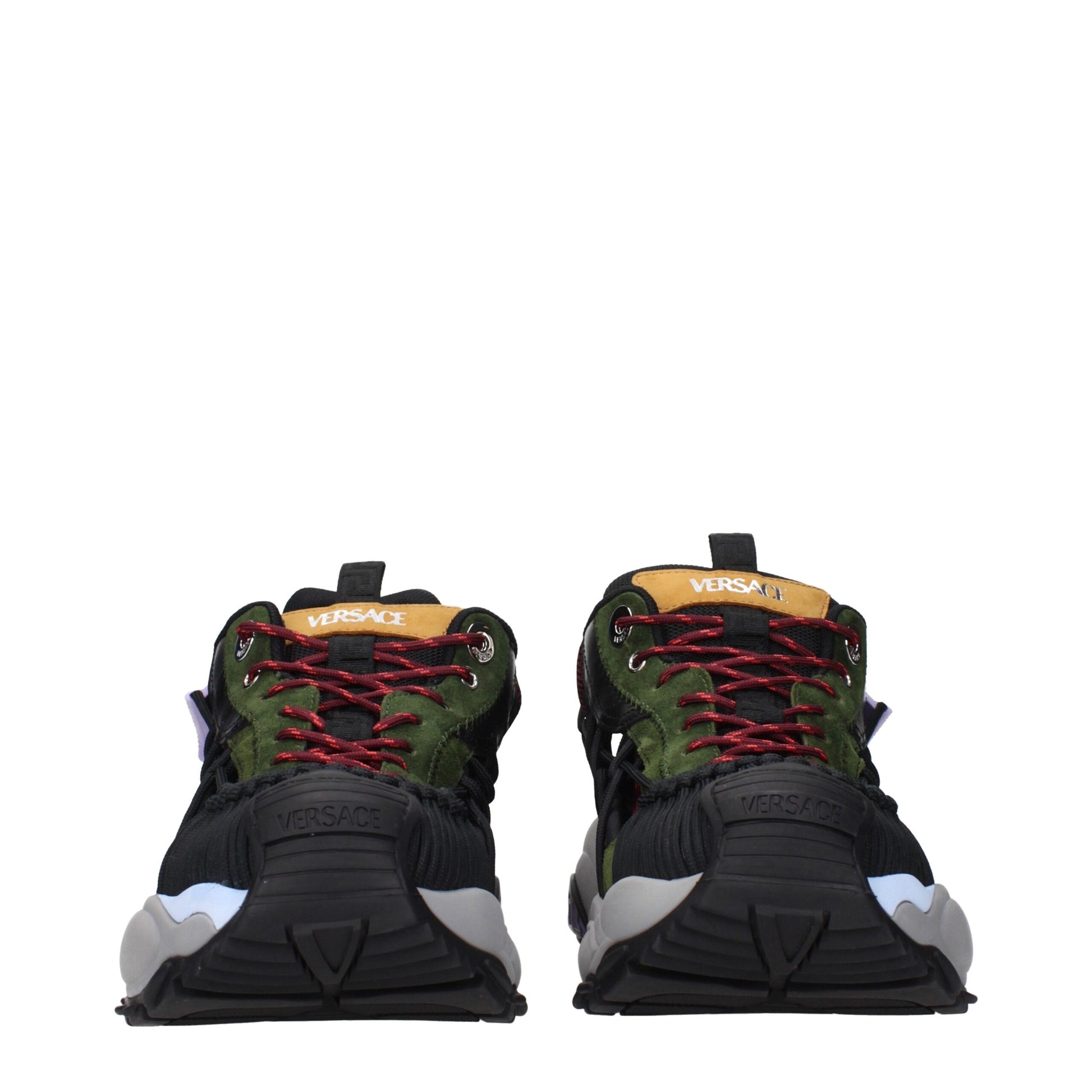 Versace Multicolor Leather Athletic Sneakers – A Bold Statement in Style