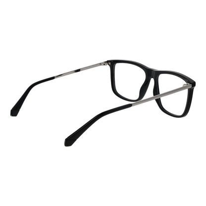 Polaroid Men's Optical Glasses – Black Rectangle Frame, 55mm