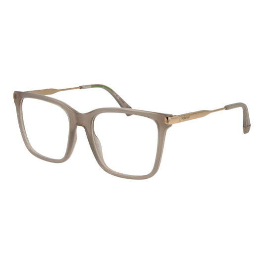 Polaroid Unisex Optical Frames – Beige Square Full-Rim