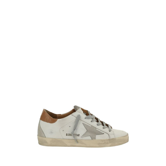 Golden Goose Distressed Sneakers with Iconic Star Patch