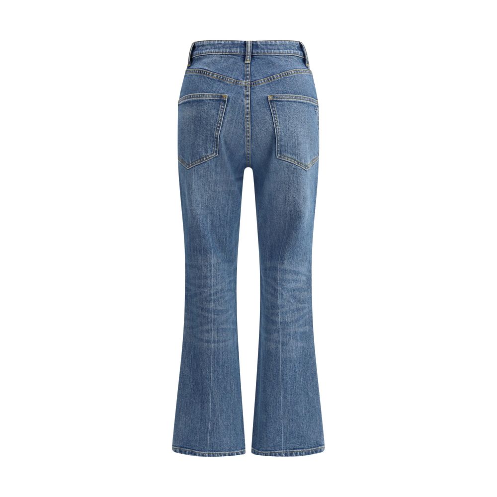 Tory Burch Cropped Flare Jeans