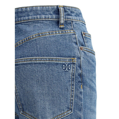 Tory Burch Cropped Flare Jeans