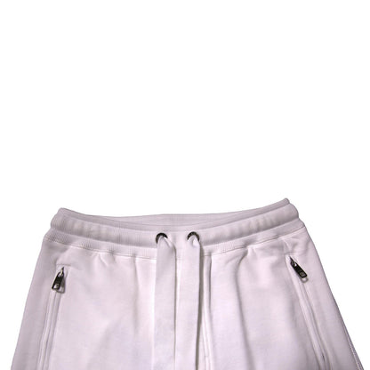 Dolce & Gabbana White Logo Tape Jogger Cotton Sweatpants