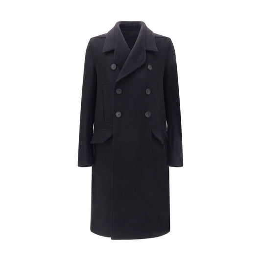 Rick Owens Officer Long Wool Coat