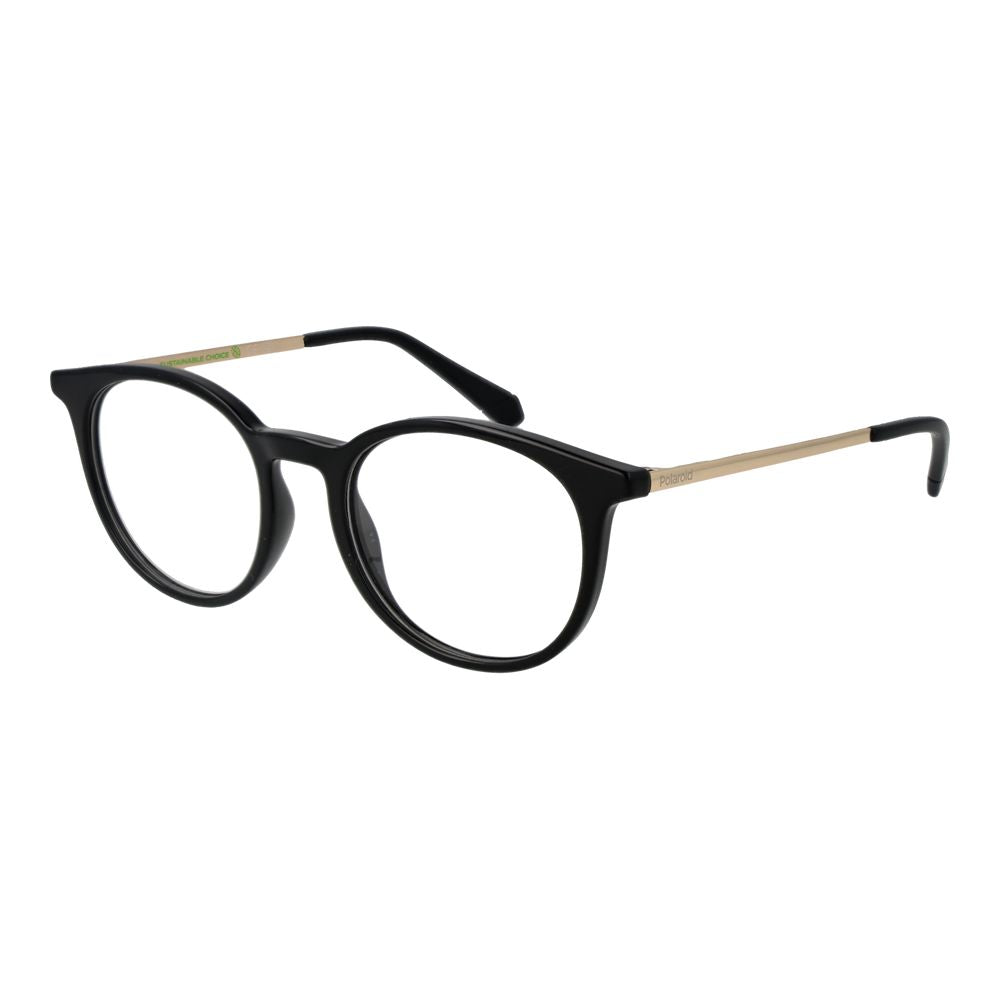 Polaroid Unisex Optical Frames – Black Full-Rim Frame