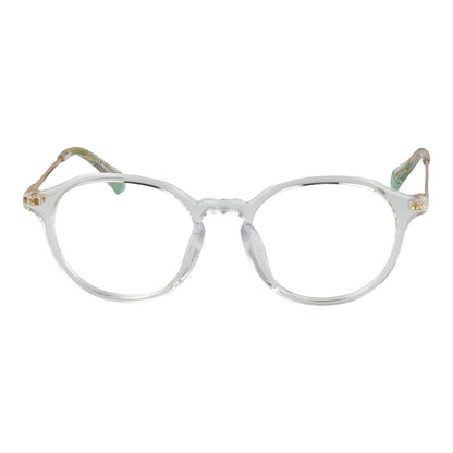 Polaroid Transparent Unisex Optical Frames – Panto Style, 49mm
