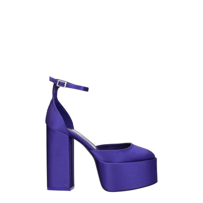 Paris Texas Purple Satin Sandal – A Touch of Elegance