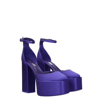 Paris Texas Purple Satin Sandal – A Touch of Elegance