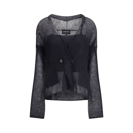 Giorgio Armani Double-Breasted Cardigan and Top Twin-Set