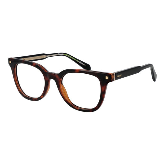 Polaroid Women’s Optical Frames – Brown Square Full-Rim