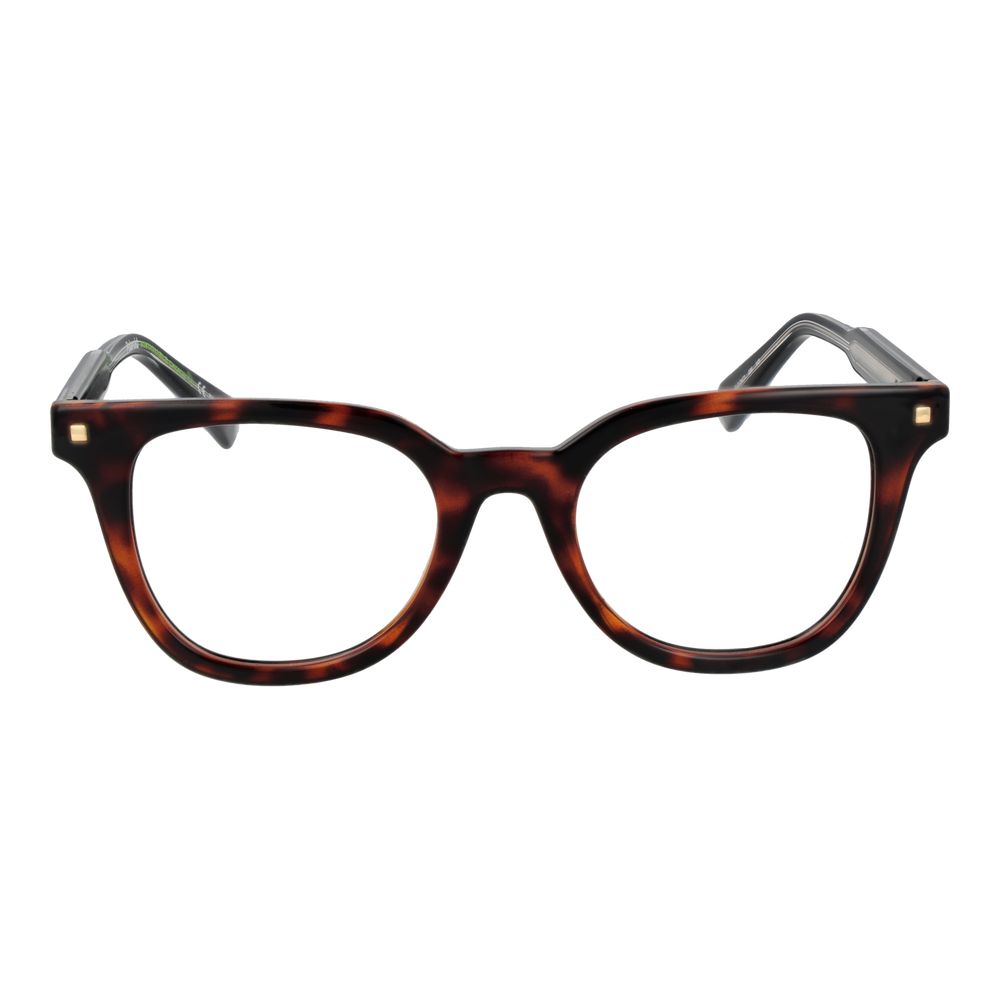 Polaroid Women’s Optical Frames – Brown Square Full-Rim