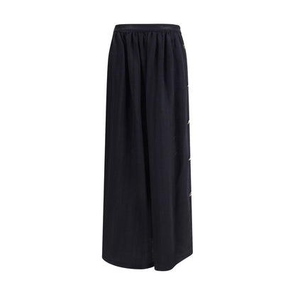 Kristina Ti Wool and Silk Long Skirt