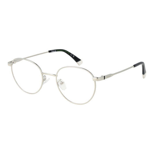 Polaroid Silver Unisex Optical Frames – Full-Rim Design