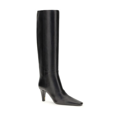 Saint Laurent High Leather Boots