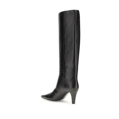 Saint Laurent High Leather Boots