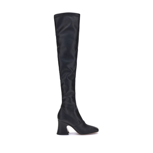 Chloé Black Thigh High Leather Boots