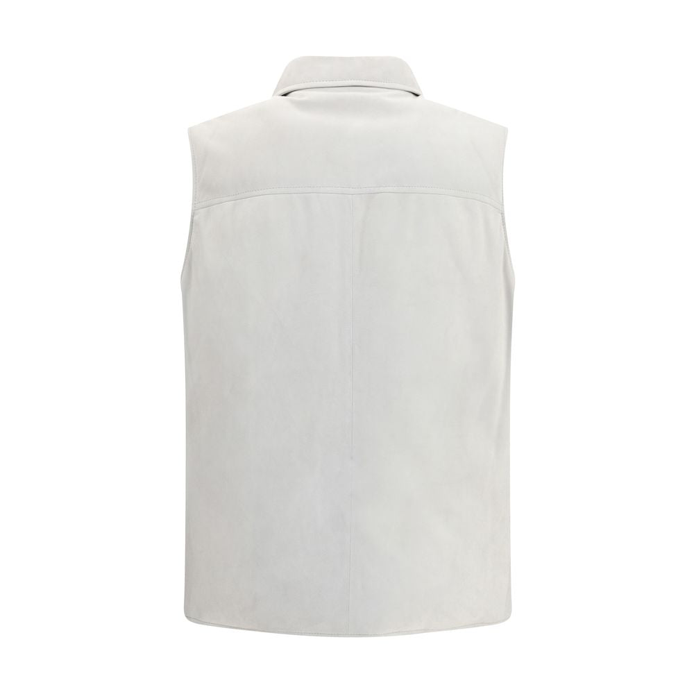 Brunello Cucinelli Padded Leather Vest