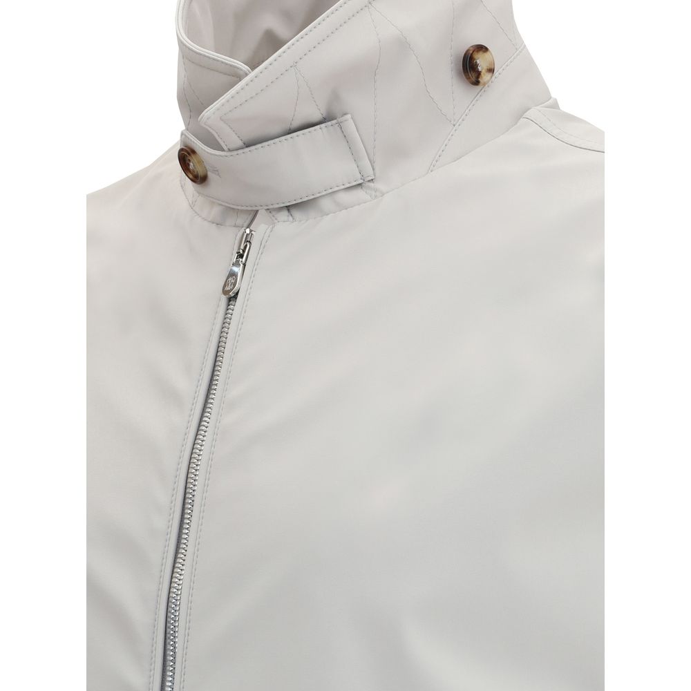 Brunello Cucinelli Nylon Jacket: Sporty Elegance Meets Functionality