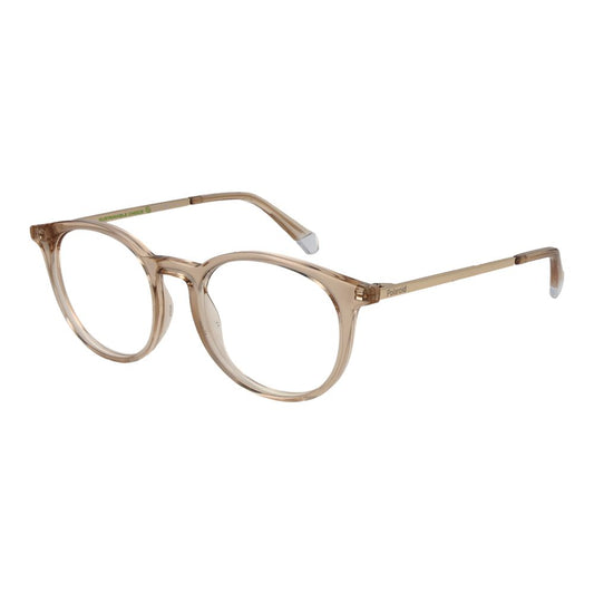 Polaroid Beige Unisex Optical Frames – Full-Rim, 50mm