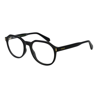 Polaroid Unisex Optical Frames – Black Full-Rim Style, 52mm