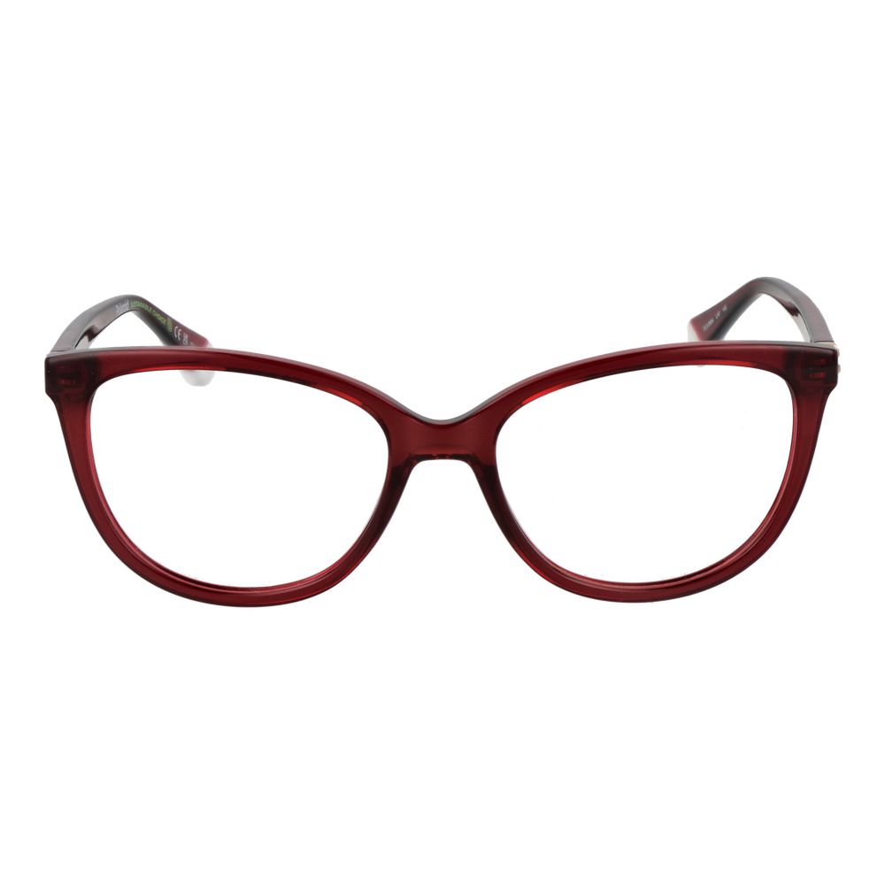 Polaroid Women’s Optical Frames – Burgundy Cat Eye Design