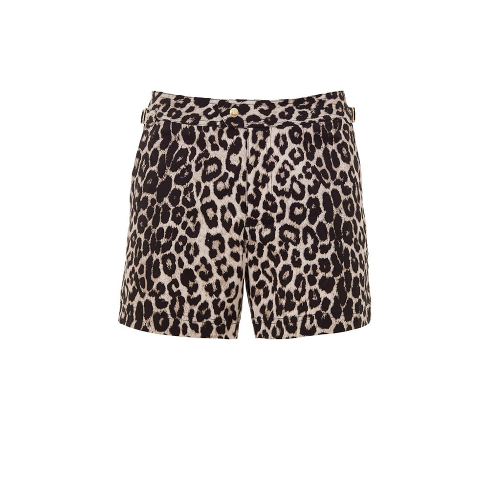 Tom Ford Multicolor Polyester Swim Short - Leopard Print Boxer Costume