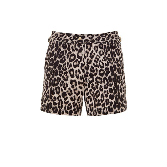 Tom Ford Multicolor Polyester Swim Short - Leopard Print Boxer Costume