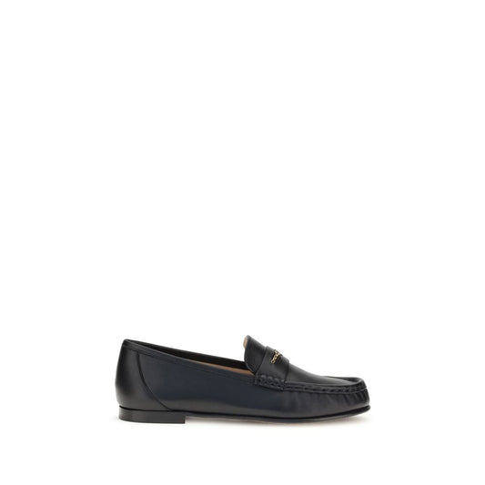 Chloé Black Leather Loafers for Men