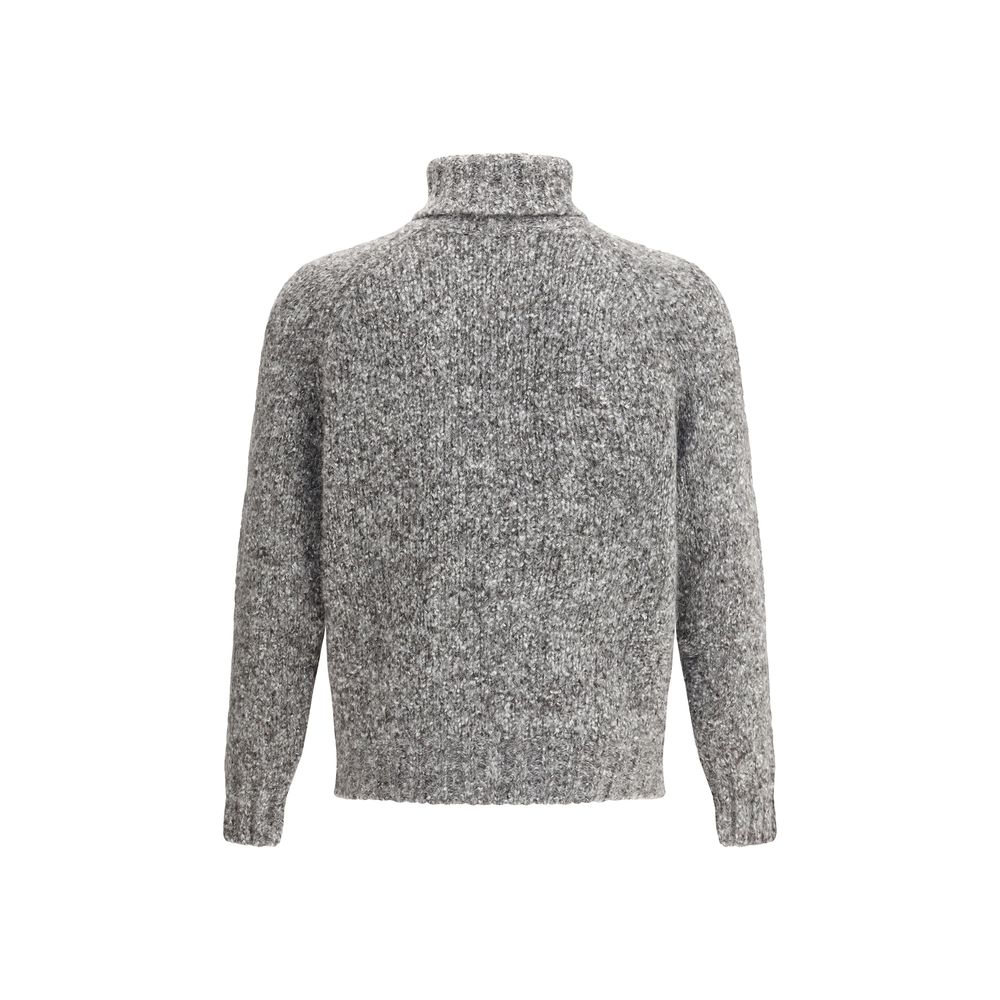Brunello Cucinelli Buttoned Turtleneck Sweater
