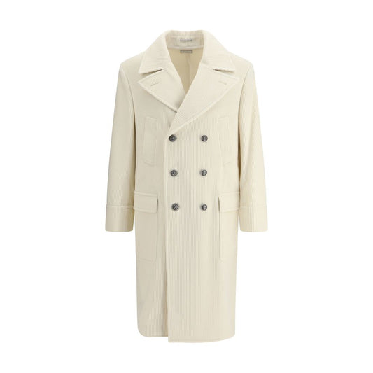 Brunello Cucinelli Ribbed Cashmere Coat