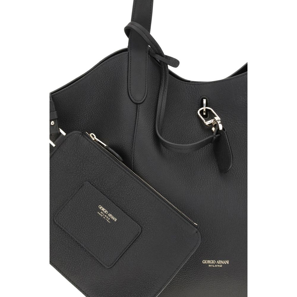 Giorgio Armani Medium Suede Shoulder Bag