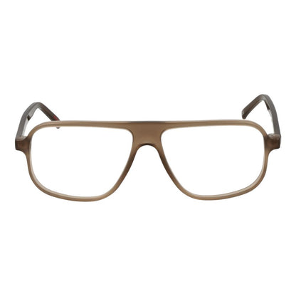 Andy Wolf Beige Unisex Optical Frames – Stylish Aviator Design
