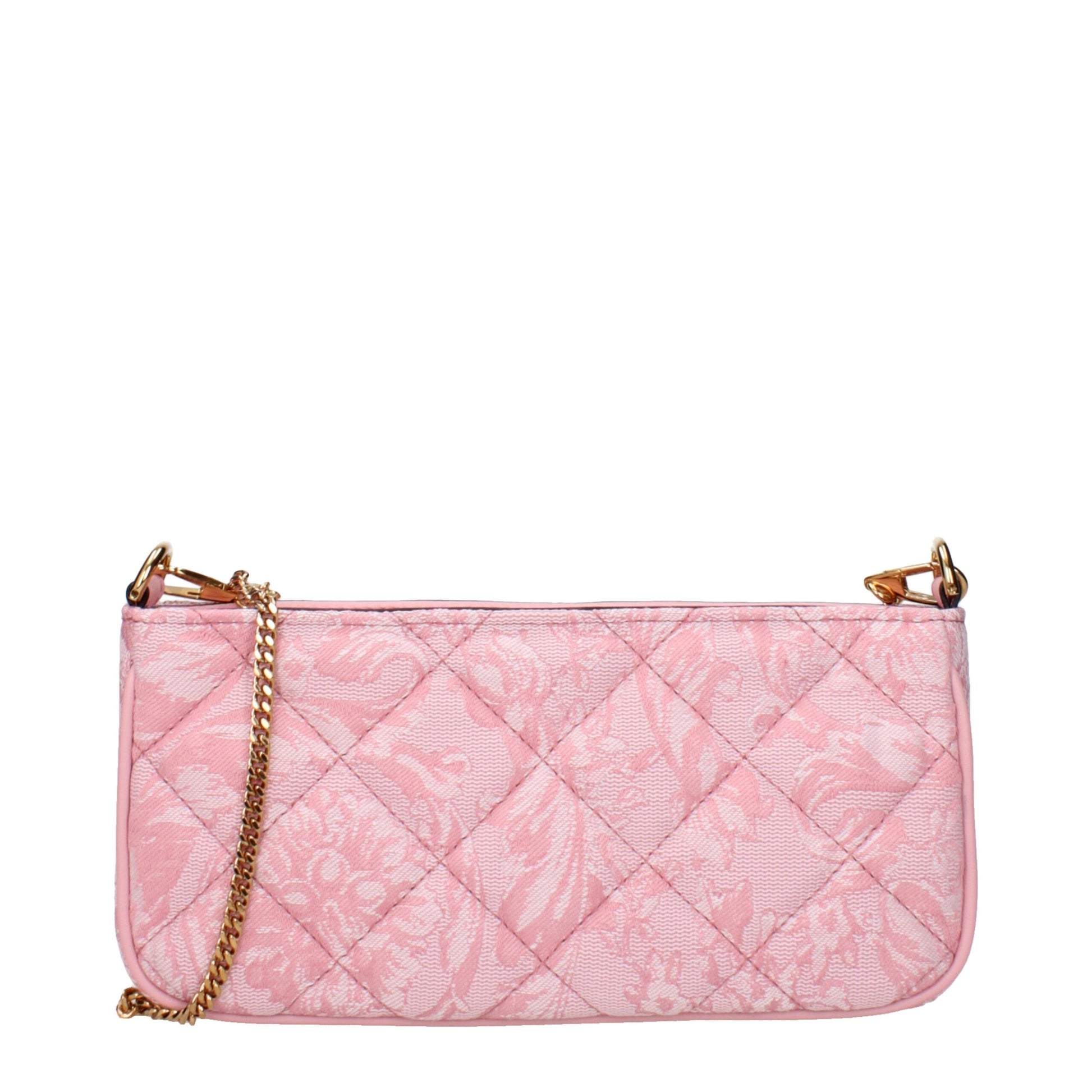 Versace Pink Fabric Crossbody Bag – A Statement of Glamour