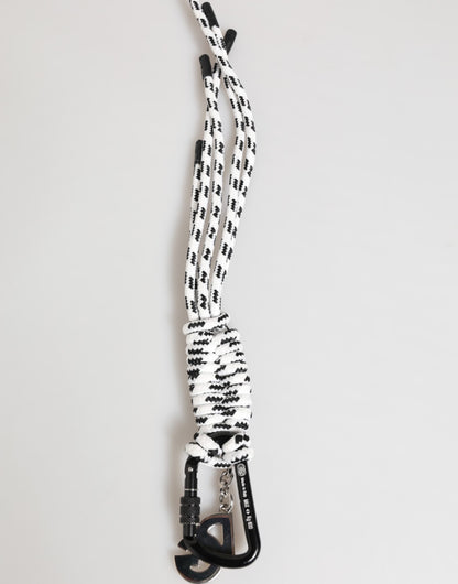 Dolce & Gabbana Multicolor Polyester Tape String DG Logo Keychain