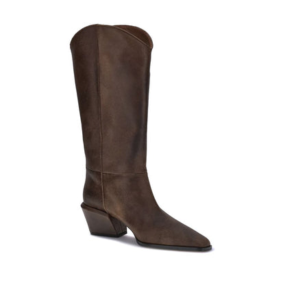 Paris Texas Bettina Brown Leather Boots
