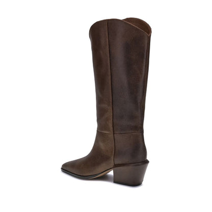Paris Texas Bettina Brown Leather Boots