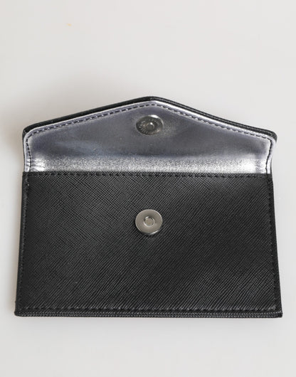 Michael Kors Black Saffiano Leather Envelope Holder Men's Accessory Wallet