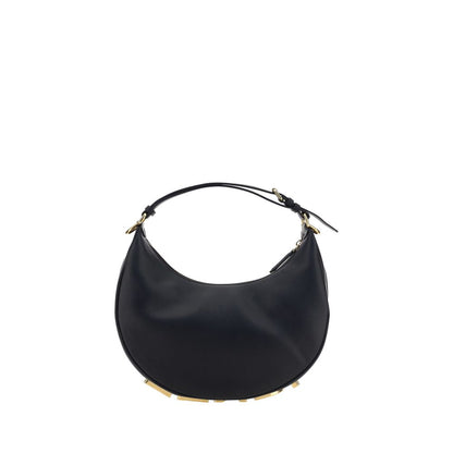 Fendi Black Smooth Leather Fendigraphy Bag