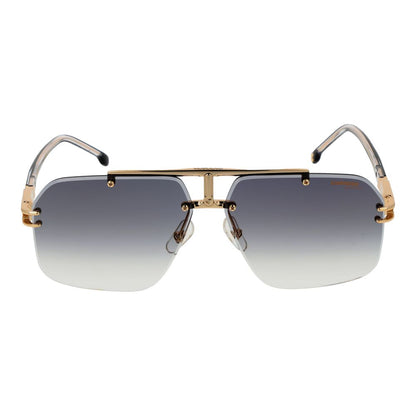 Carrera Gold Men’s Rimless Sunglasses – Grey Lenses, 63mm