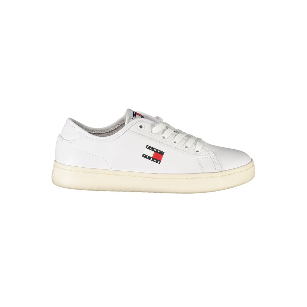 Tommy Hilfiger White Leather Sneaker