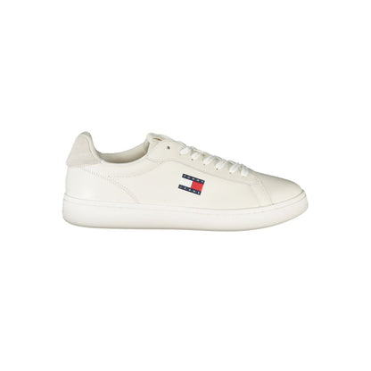 Tommy Hilfiger White Polyester Sneaker