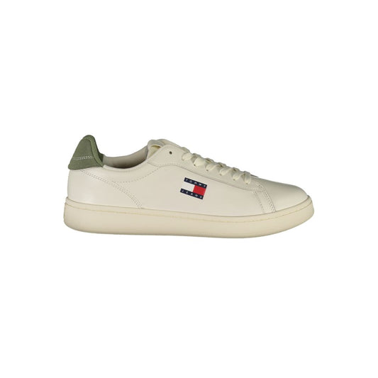 Tommy Hilfiger White Polyester Sneakers