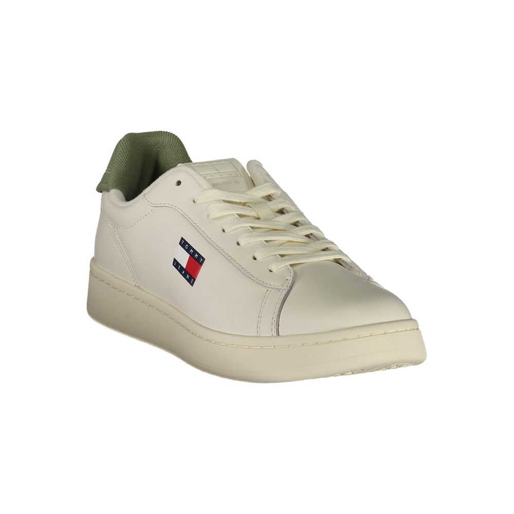 Tommy Hilfiger White Polyester Sneakers