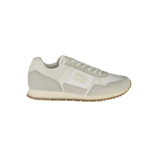 Tommy Hilfiger White Polyester Men Sneaker