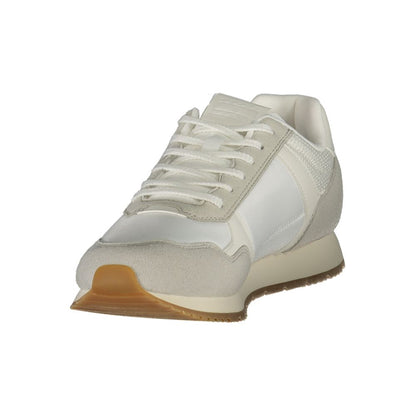 Tommy Hilfiger White Polyester Men Sneaker