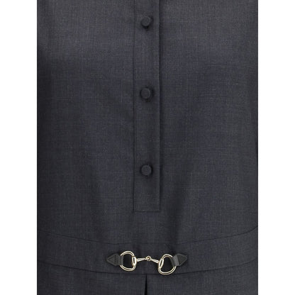 Gucci Chemisier Shirt Short Dress - Timeless Elegance Meets Modern Flair